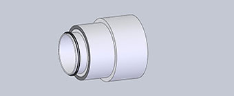 ISOflexa® Star Abzweigstück 90° mit Revisionsdeckel- STEP